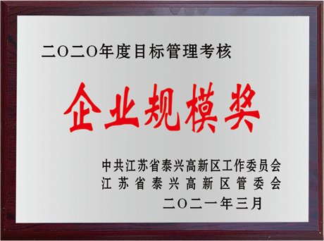 企业规模奖