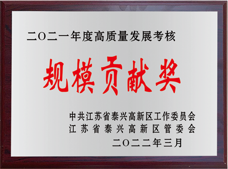 规模贡献奖
